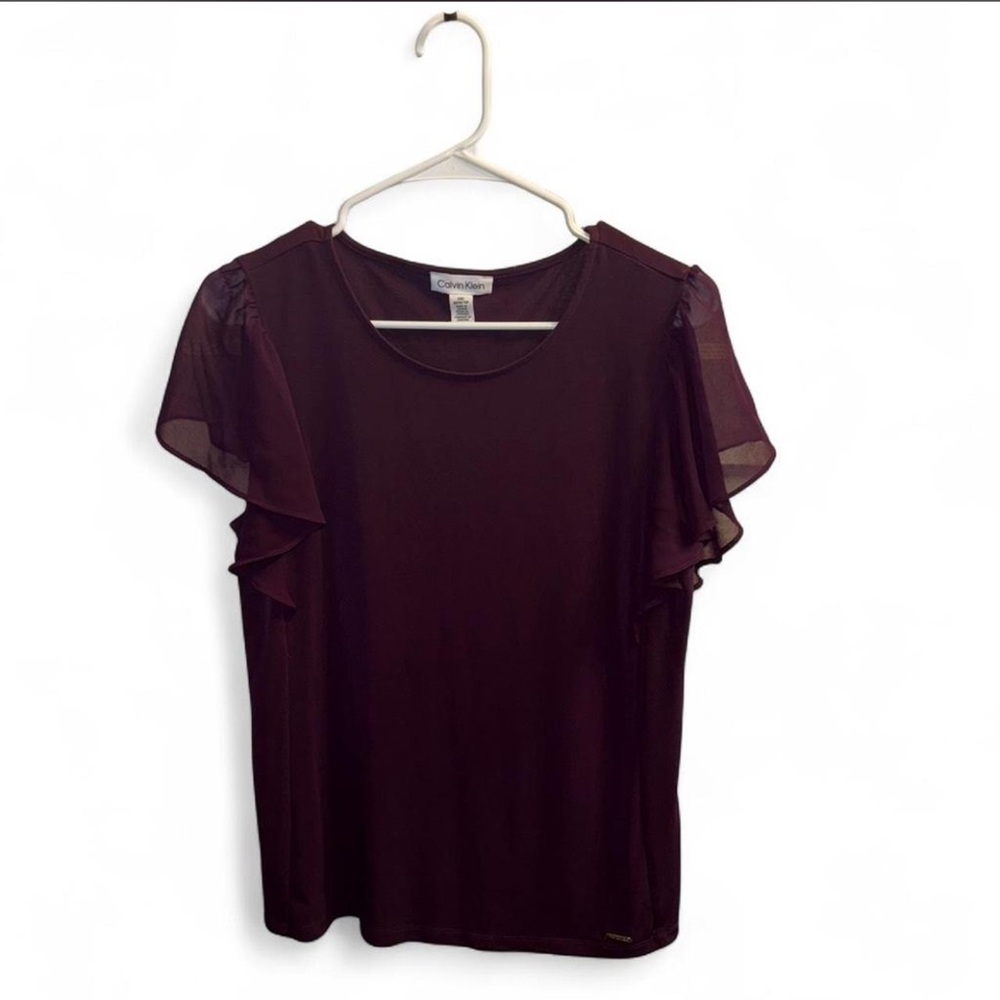 CALVIN KLEIN Plum Blouse
XS